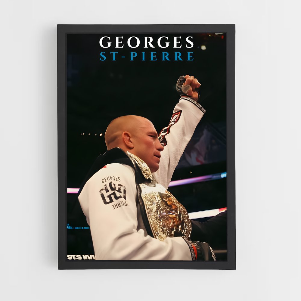 Poster Le Micro de GSP – affiche MMA (vue 2)